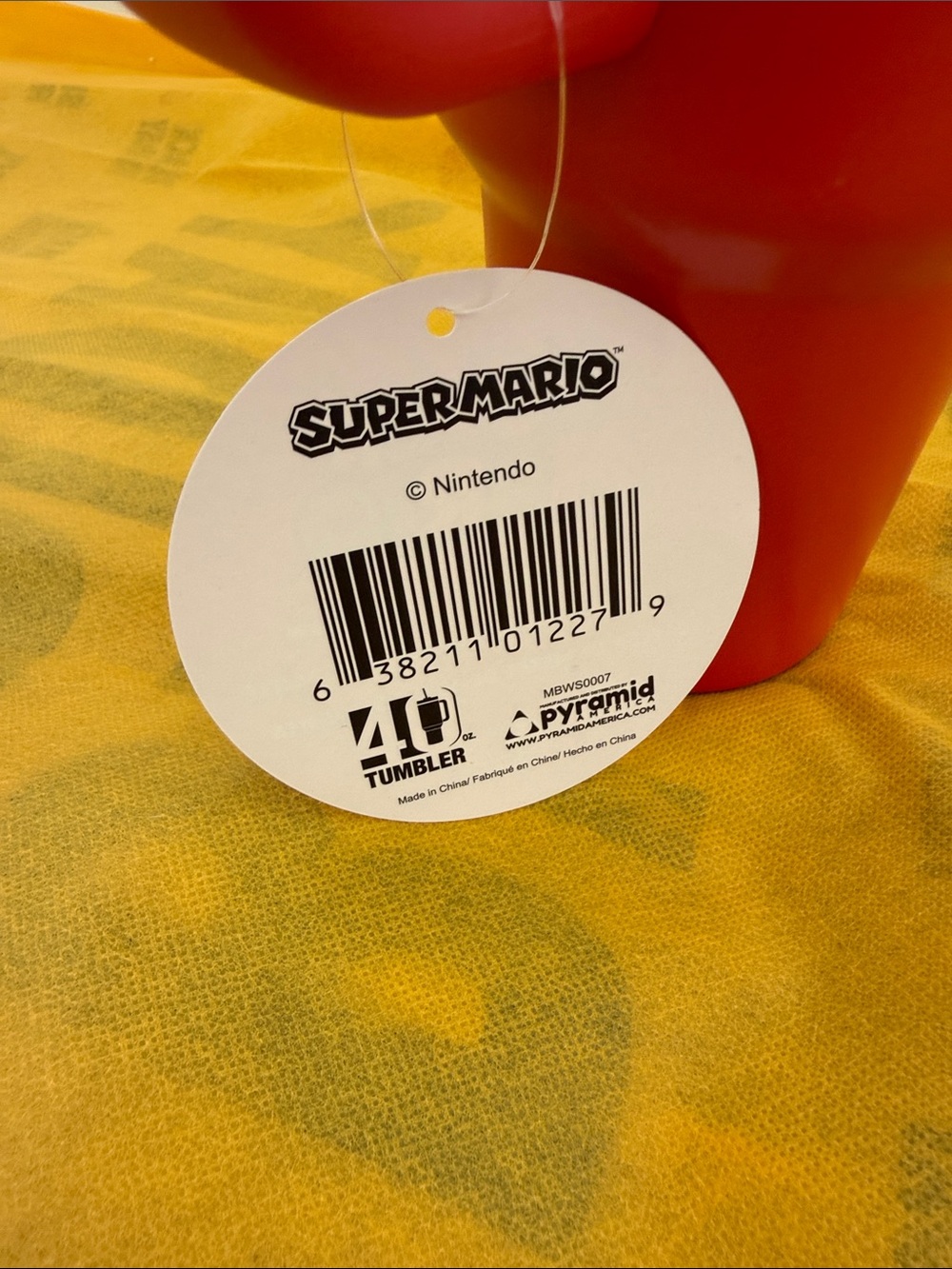 Nintendo Super Mario Luigi Red 40oz Tumbler with Handle - Picture 2 of 6